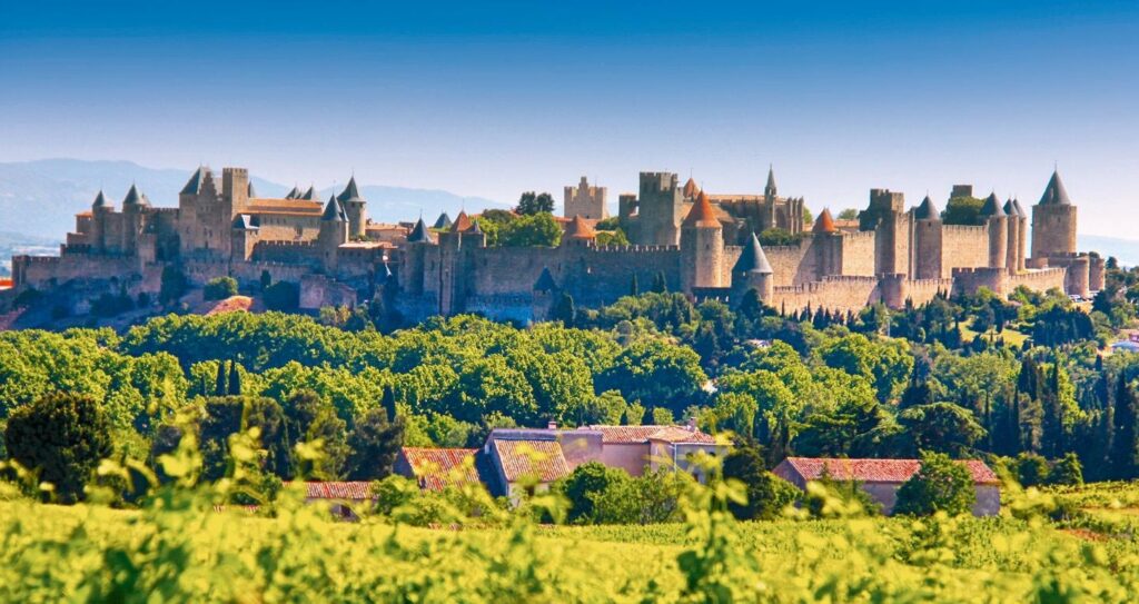 Cite de Carcassonne - Vue sur la Cité de Carcassonne